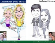 Caricatures from photos online